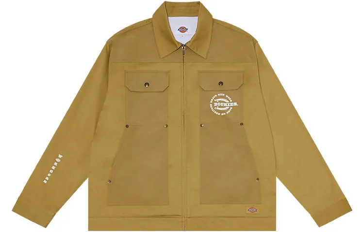 Dickies Jackets Unisex Khaki Lapel Moderate Other