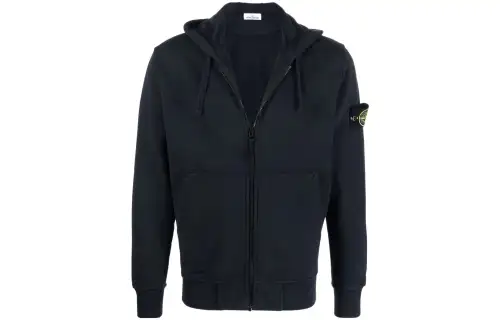 STONE ISLAND Jackets Men's Blue Hooded Moderate Other