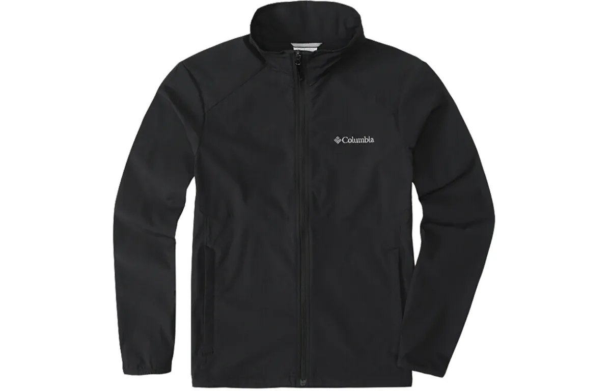 Columbia Jackets Men's Black Stand Collar Moderate Other