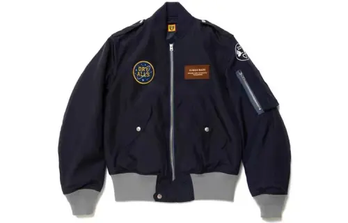 HUMAN MADE Jackets Men's Baseball Collar Moderate Other