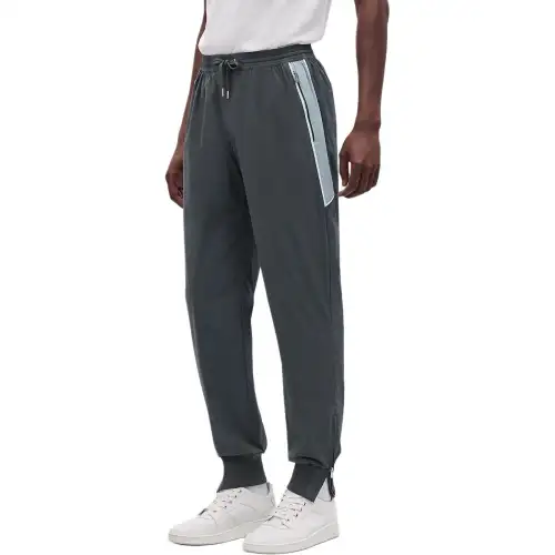 HERMES Knitted Sweatpants Men's Gray