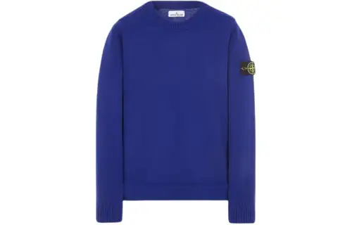 STONE ISLAND Crew neck Logo patch Sweater