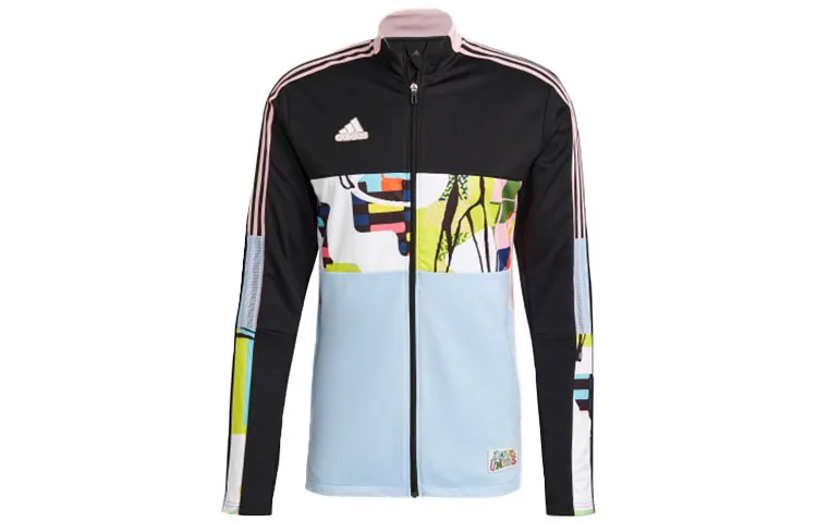Adidas Jackets Men's Black Stand Collar Moderate Other