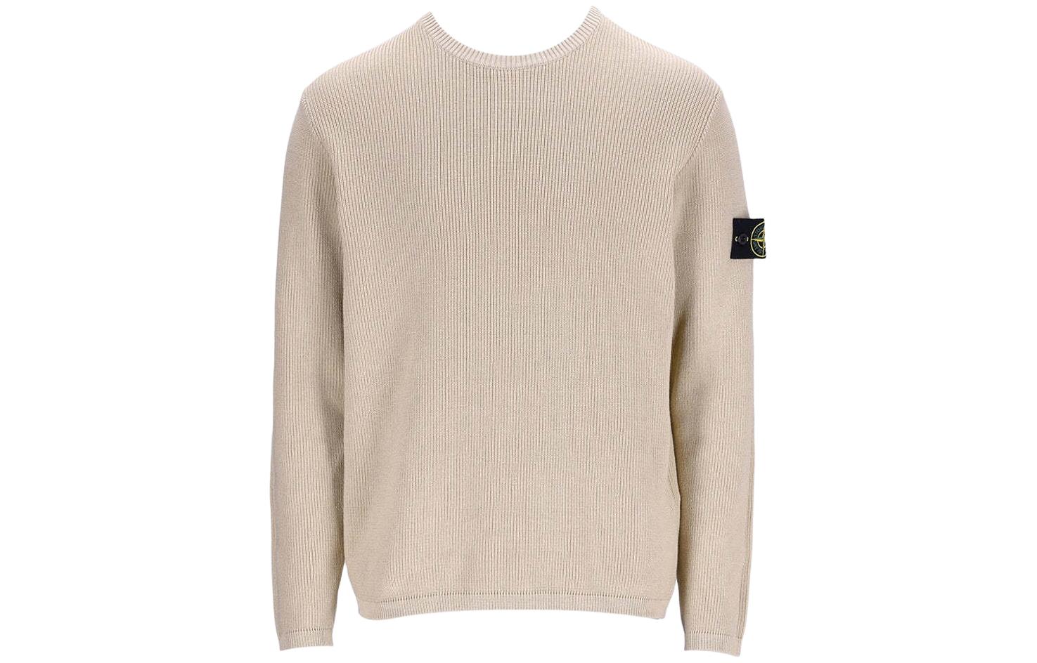 Мужской свитер STONE ISLAND (светло-бежевый)