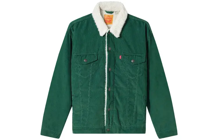 Levis Jackets Men's Green Moderate