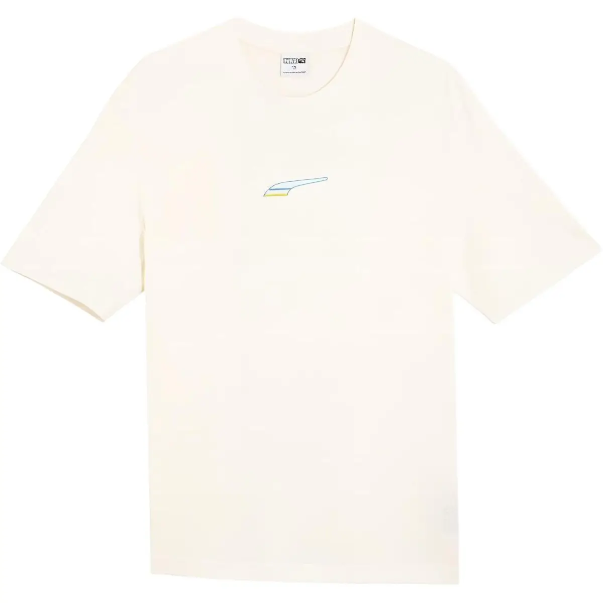 PUMA Drop Shoulder Sleeve T-Shirt Unisex White