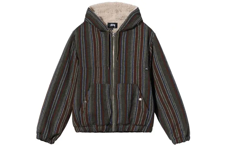 Stussy Wool Stripe Work Jacket