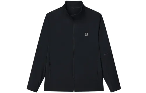 FILA Athletics Jackets Men's Black Stand Collar Moderate Other