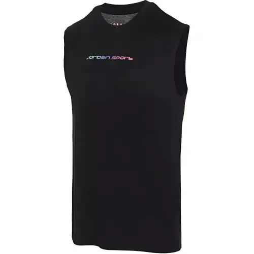 Jordan Tank Tops Men's Black Crew Neck Moderate Other