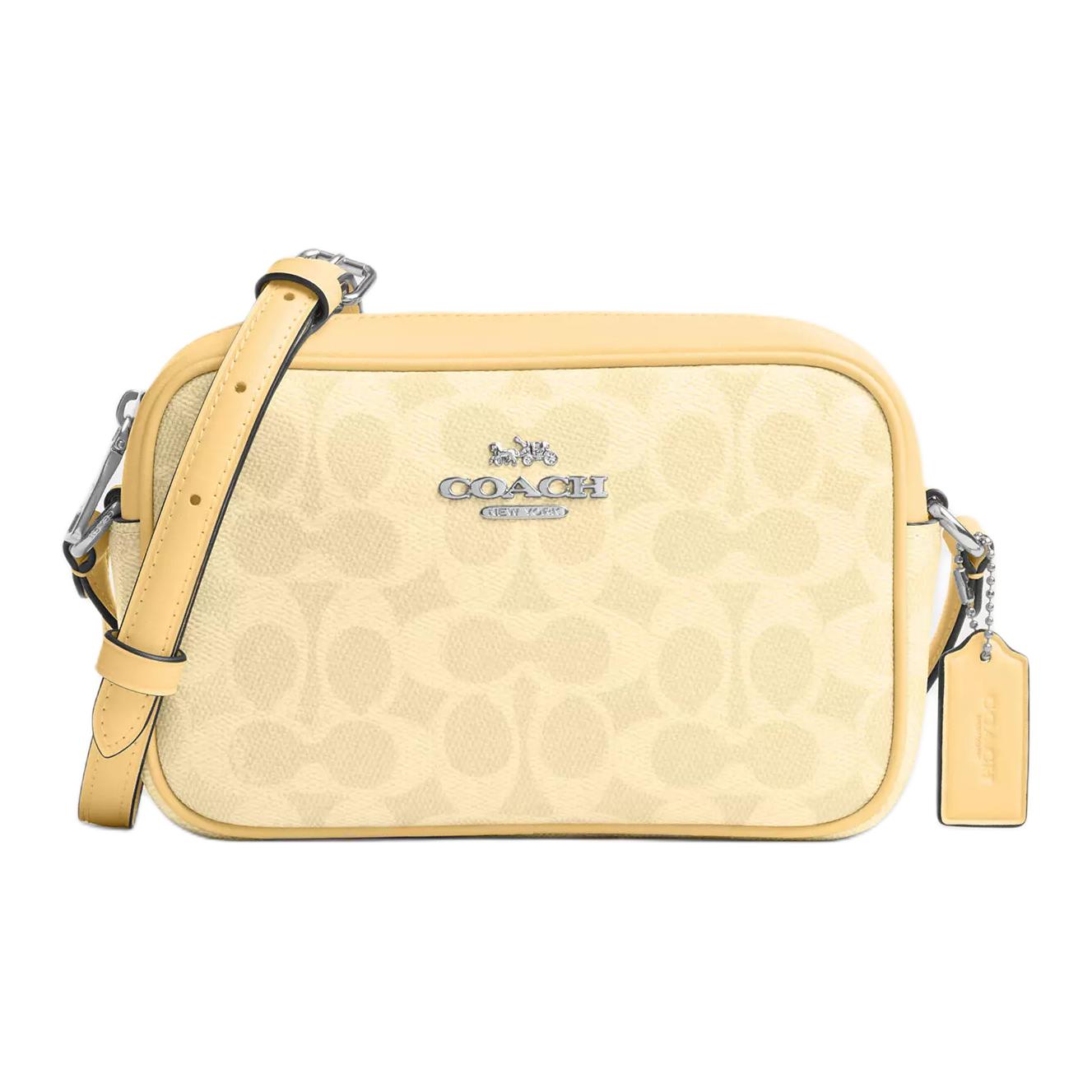 Женская сумка COACH Jamie 19 (желтая)