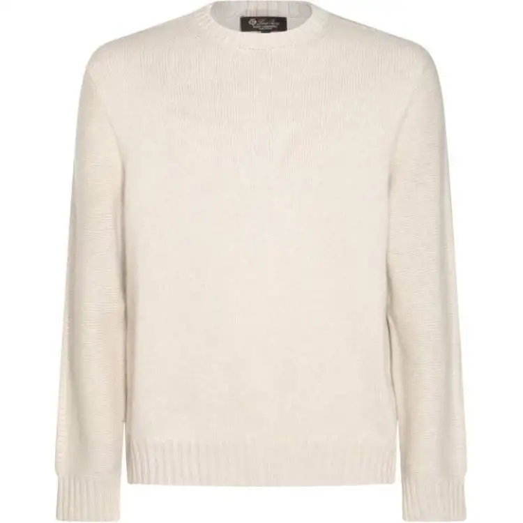 Loro Piana Long Sleeved Crewneck Knitted Jumper