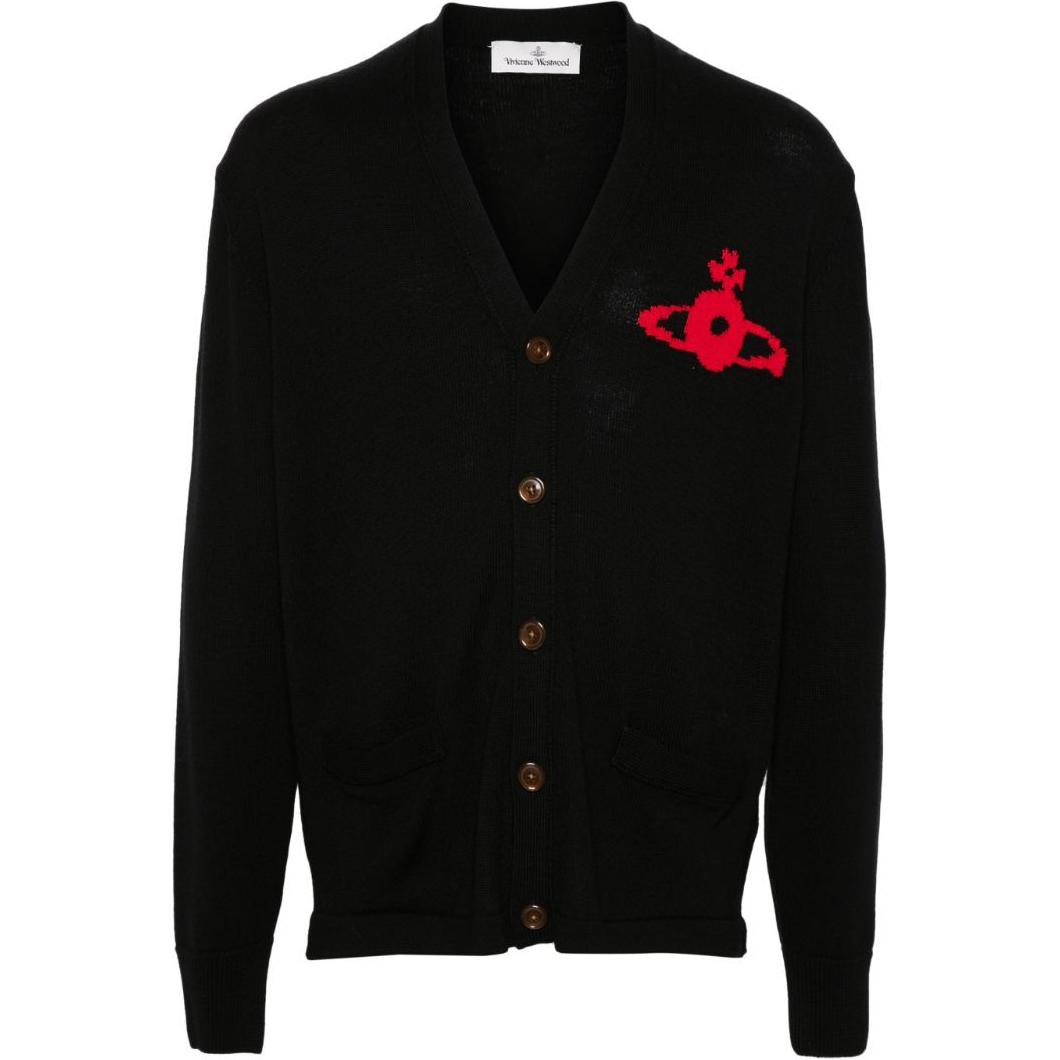 Свитер Vivienne Vivienne Westwood SS24 LogoV (черный)
