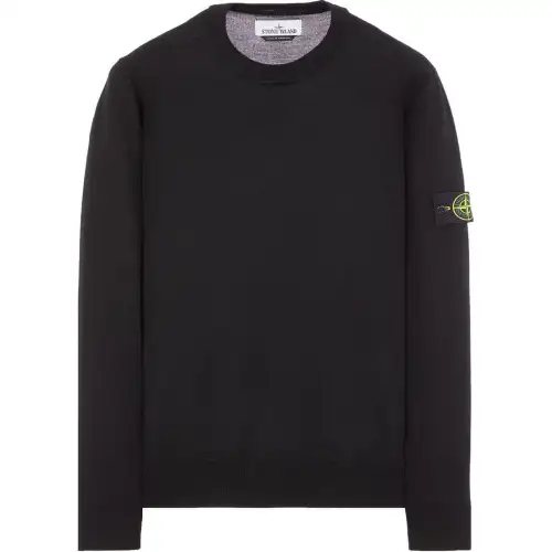 Stone Island Logo Patch Crewneck Jumper