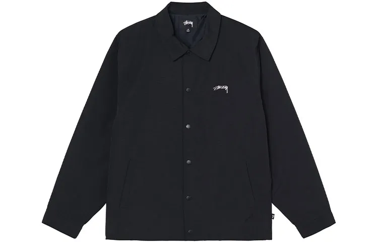Stussy Jackets Unisex Black Lapel Moderate Other