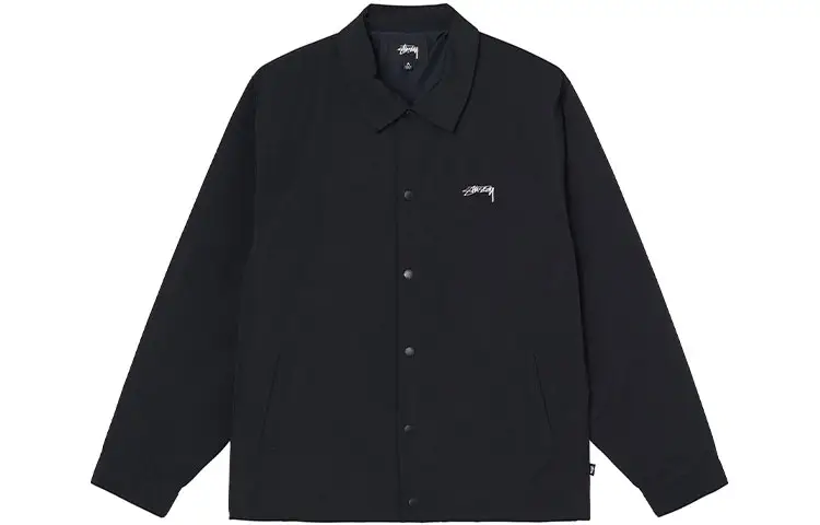 Stussy Jackets Unisex Black Lapel Moderate Other