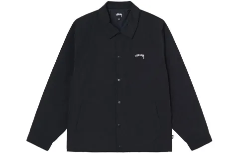 Stussy Jackets Unisex Black Lapel Moderate Other