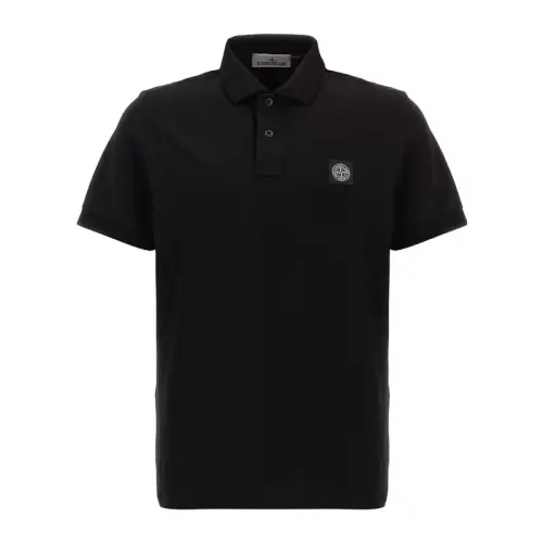 Stone Island Logo Patch Polo Shirt