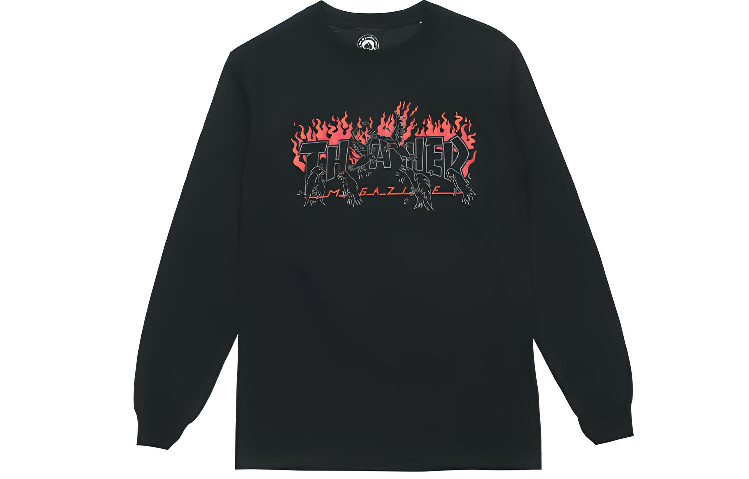 Футболка Thrasher Crows (черная)