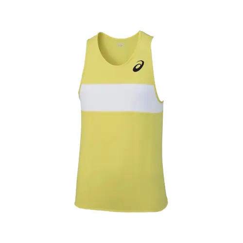 ASICS Running Shirt Land Hardware Tank Top Men's Yellow