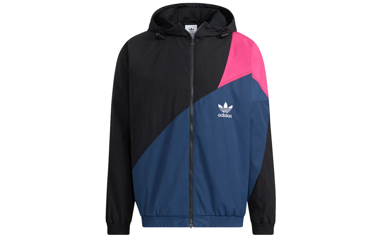 Adidas Originals Jackets Men's Black Hooded Moderate Other