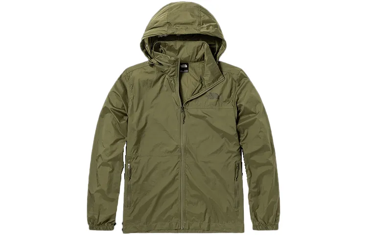 THE NORTH FACE Jackets Men's Green Hooded Thin Straight Fit