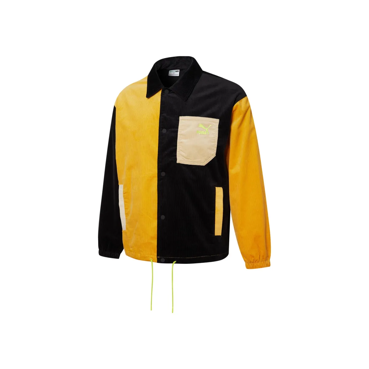 PUMA Jackets Men's Black Lapel Moderate Other