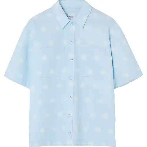 Burberry SS23 Shirt Men's Light Blue