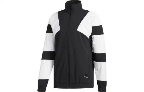Adidas Originals EQT Bold 2.0 Jackets Men's Black Stand Collar Moderate Other