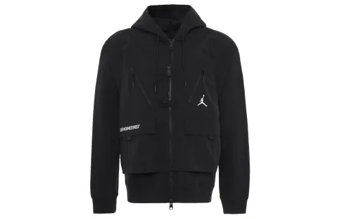 Jordan BRAN Jackets Men's Black Hooded Moderate Other