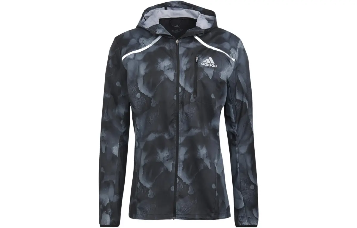 Adidas Jackets Men's Black Hooded Moderate Other