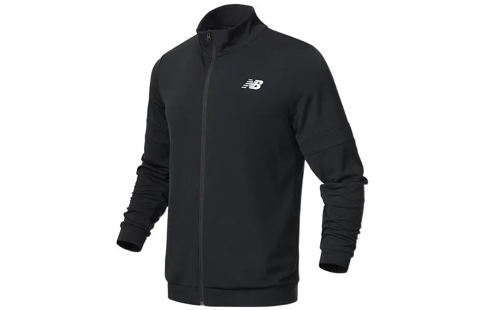 New Balance Jackets Men's Black Stand Collar Thin Other