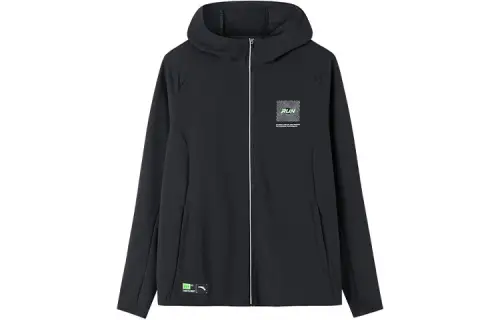 ANTA Running Collection Jackets Men's Black Hooded Moderate Instructor