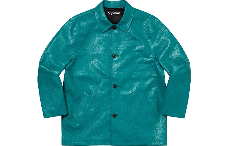 Supreme Faux Croc Car Coat
