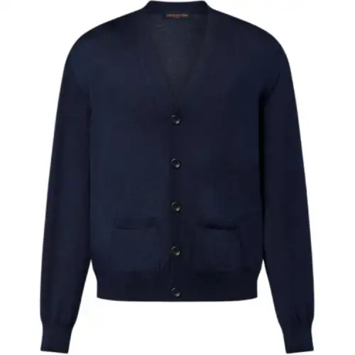 Lv Silk And Cashmere Blend Cardigan