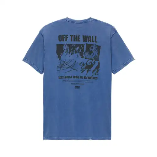 Vans T Shirt Men's Washable Pure Blue