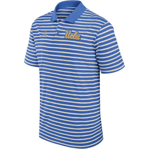 Jordan Ucla Bruins Primetime Victory Striped Men's Nike Dri FIT College Polo