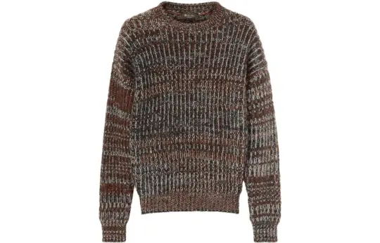 Loro Piana Sweaters Men's Brown Crew Neck Moderate Other