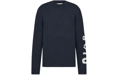 DIOR Knitwear Men's Crew Neck Moderate Cardigan