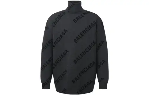 Balenciaga Sweater Regular Fit Men's Gray