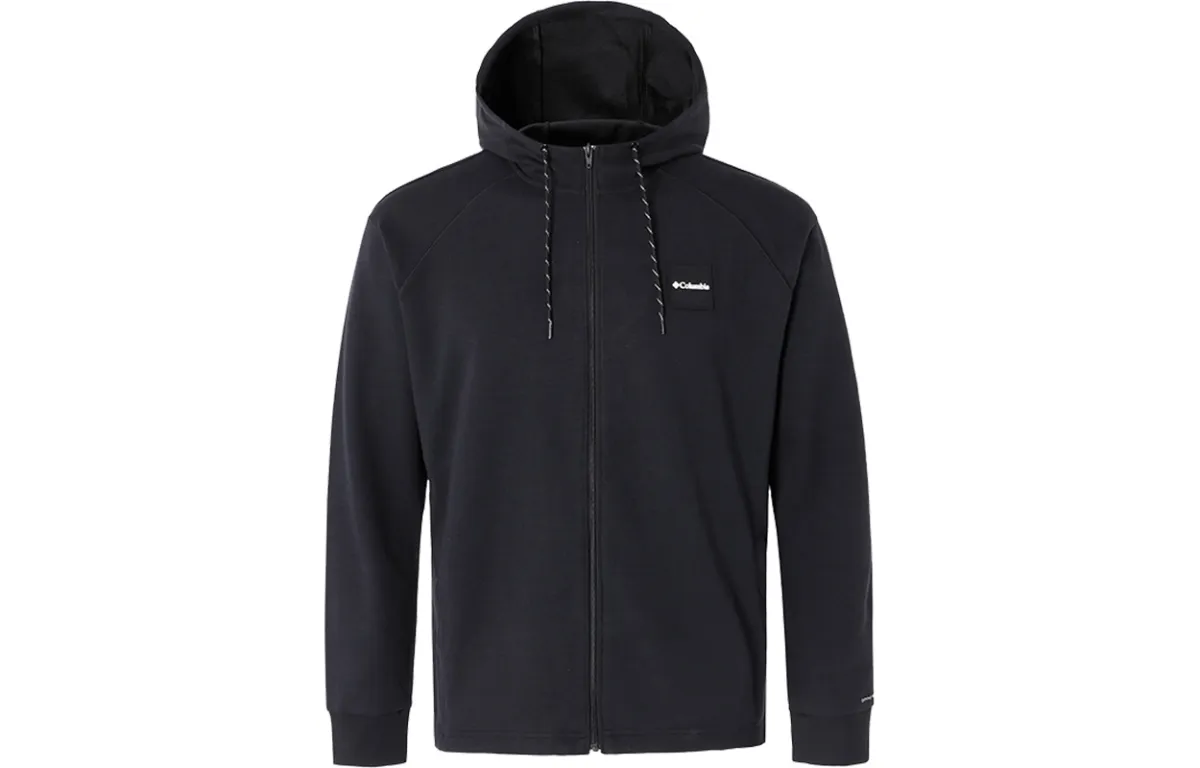 Columbia Jackets Men's Black Hooded (Non-detachable) Moderate Straight Fit