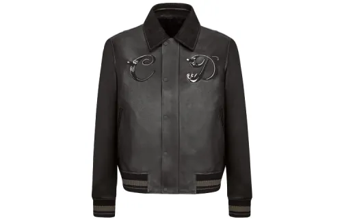 DIOR Quarterly New Products Jackets Men's Black Lapel Moderate Other