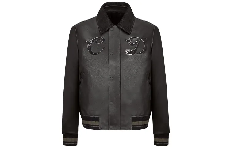 DIOR Quarterly New Products Jackets Men's Black Lapel Moderate Other