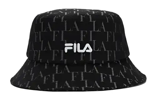 FILA Polyester Bucket Hats Women's Black/White