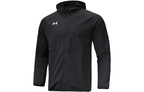 Under Armour Jackets Men's Black Hooded Non Detachable Moderate Other