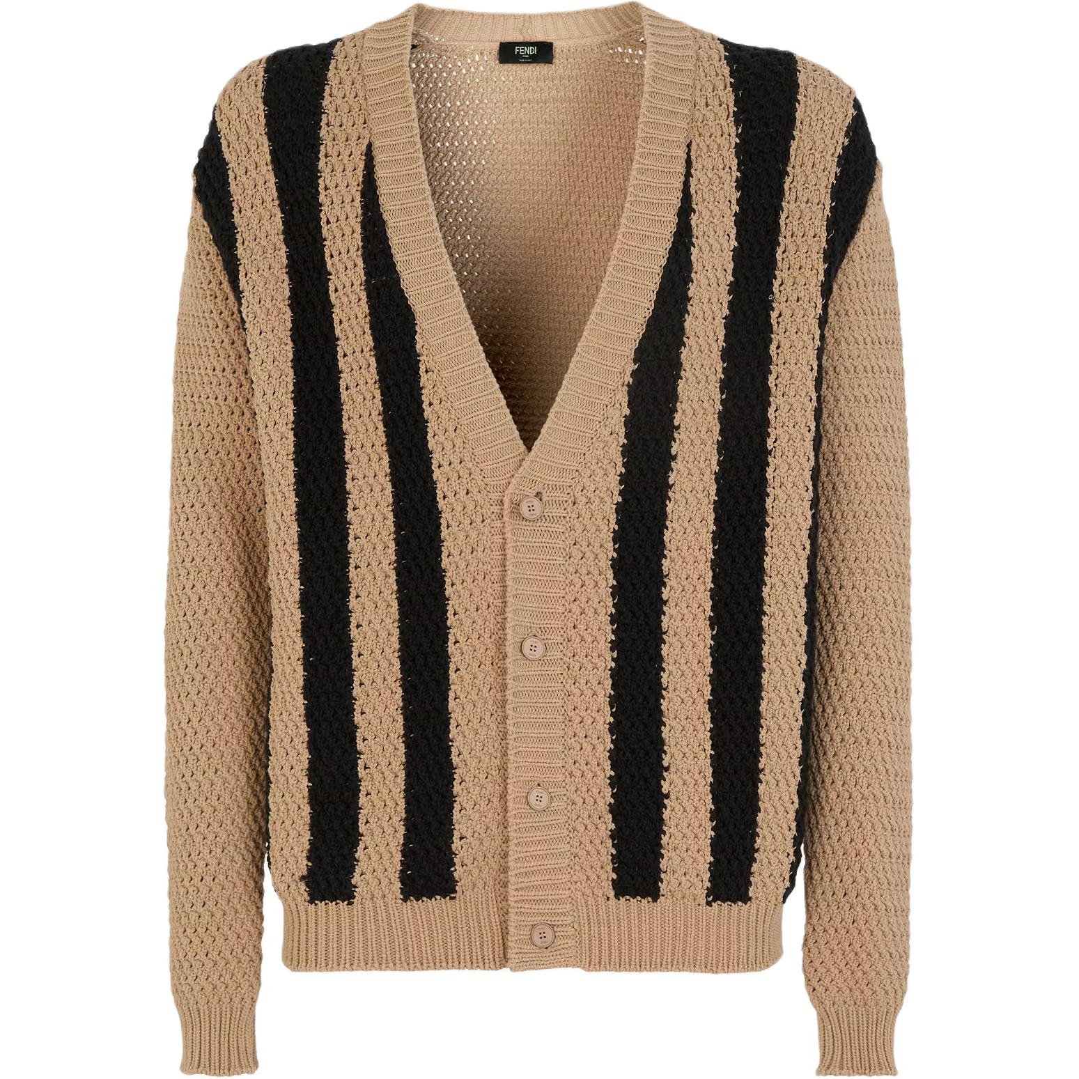 Мужской джемпер Fendi FENDI SS24 V (коричневый)