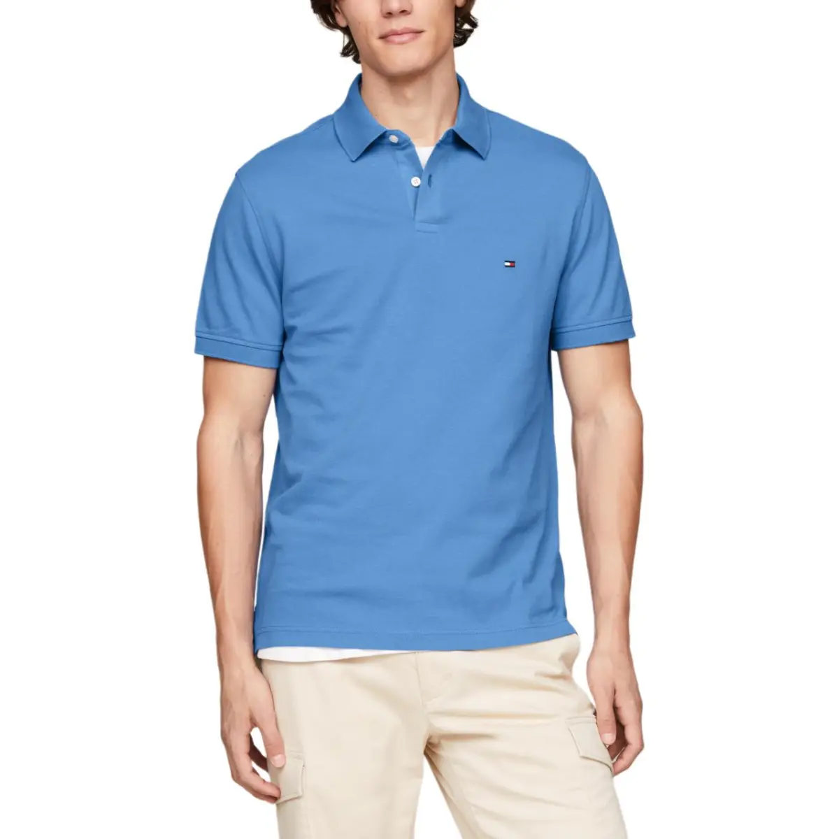 Tommy Hilfiger Polo Shirt Men's Blue