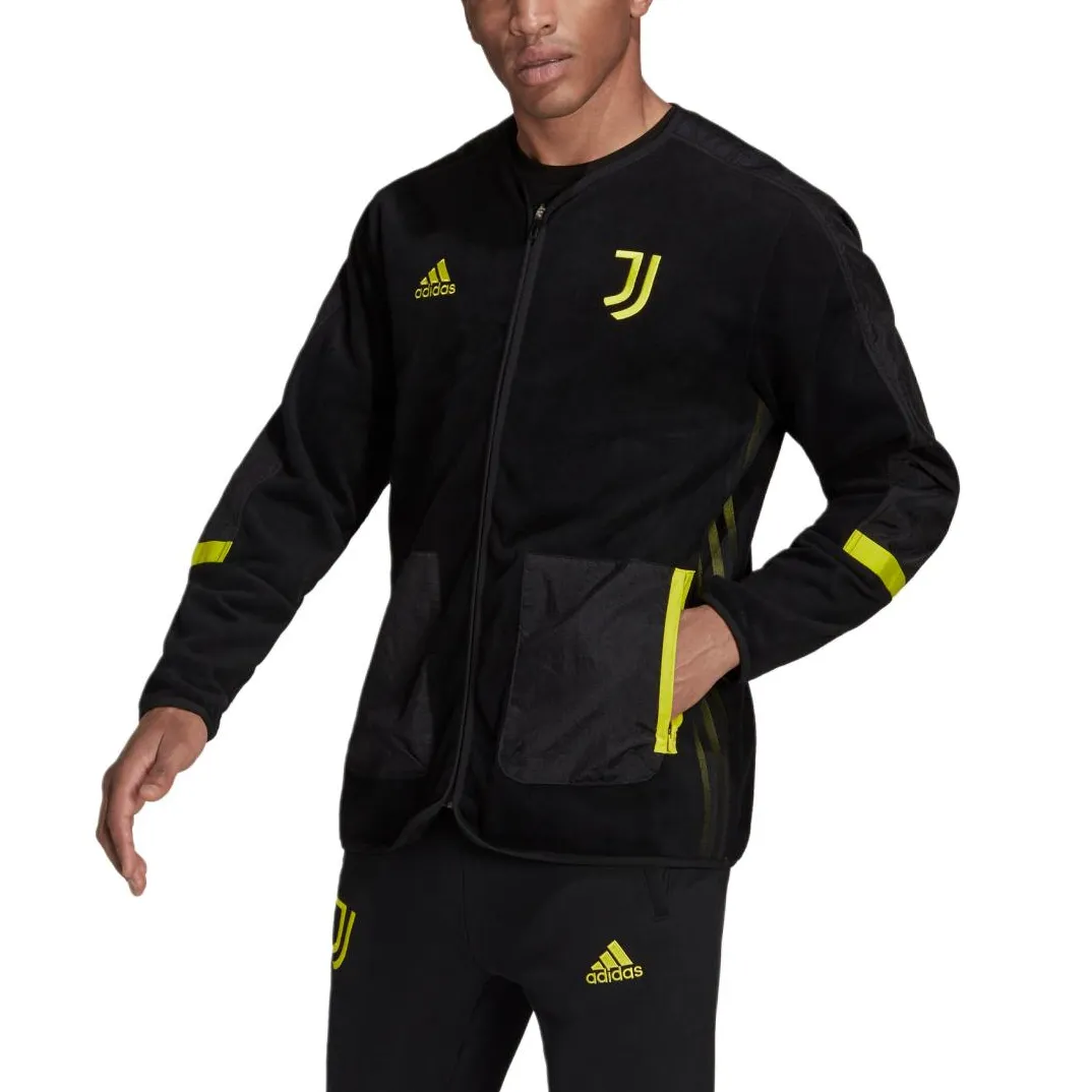 Adidas Jackets Men's Black Baseball Collar Moderate Other