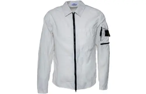 STONE ISLAND SS22 Jackets & Coats Men's Frost White