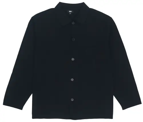 UNIQLO Jackets Men's Black Lapel Moderate Other