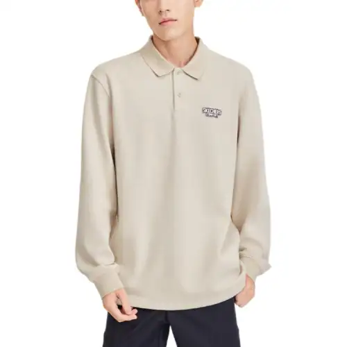 Skechers Sports League Collection Polo Shirt Men's Light Brown
